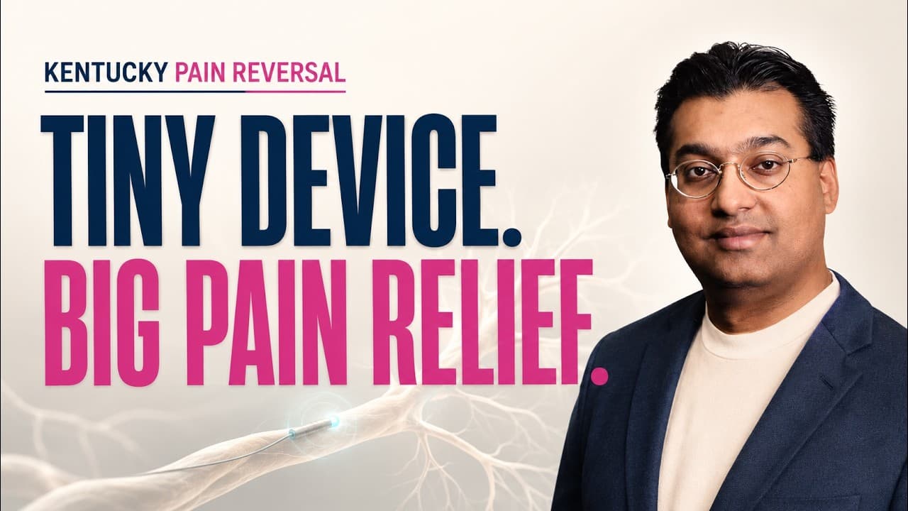 Episode 9: Peripheral Nerve Stimulation: The Future of Pain Relief Without Pills or Major Surgery