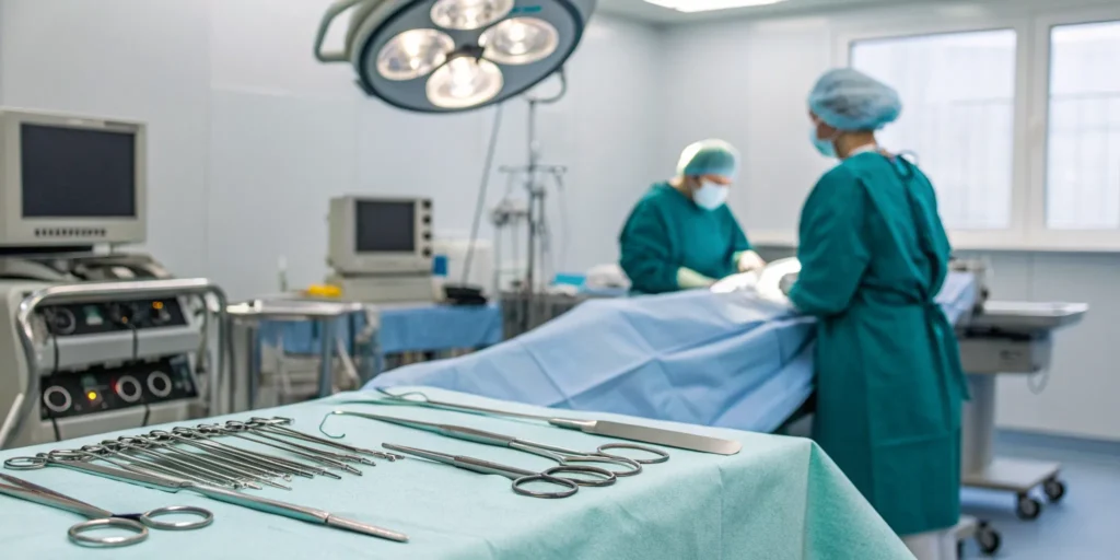 A doctor performs a lumbar facet injection on a patient for chronic lower back pain.